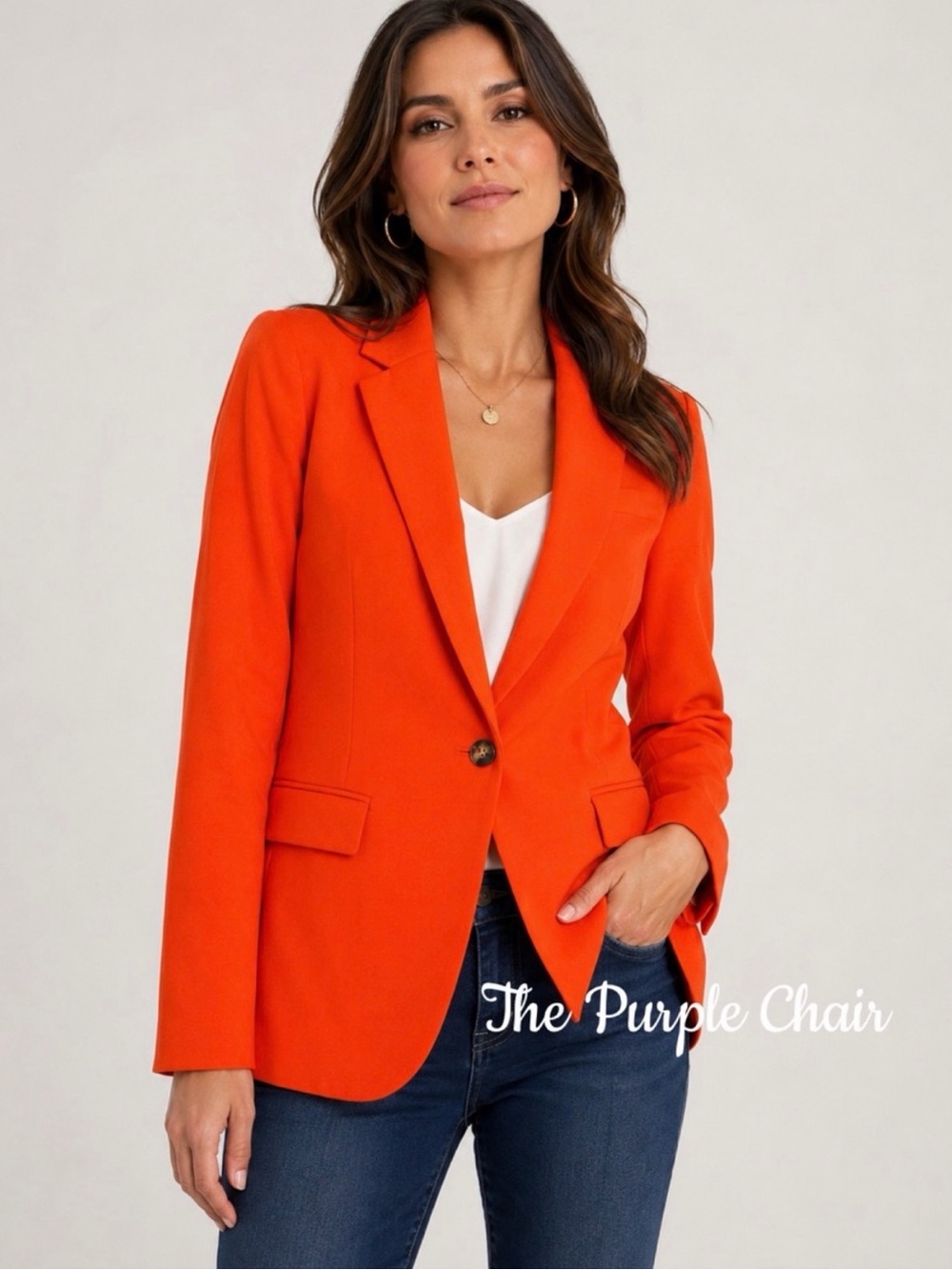 NINE WEST NWT The Bold Blazer *Fresh Lava 12